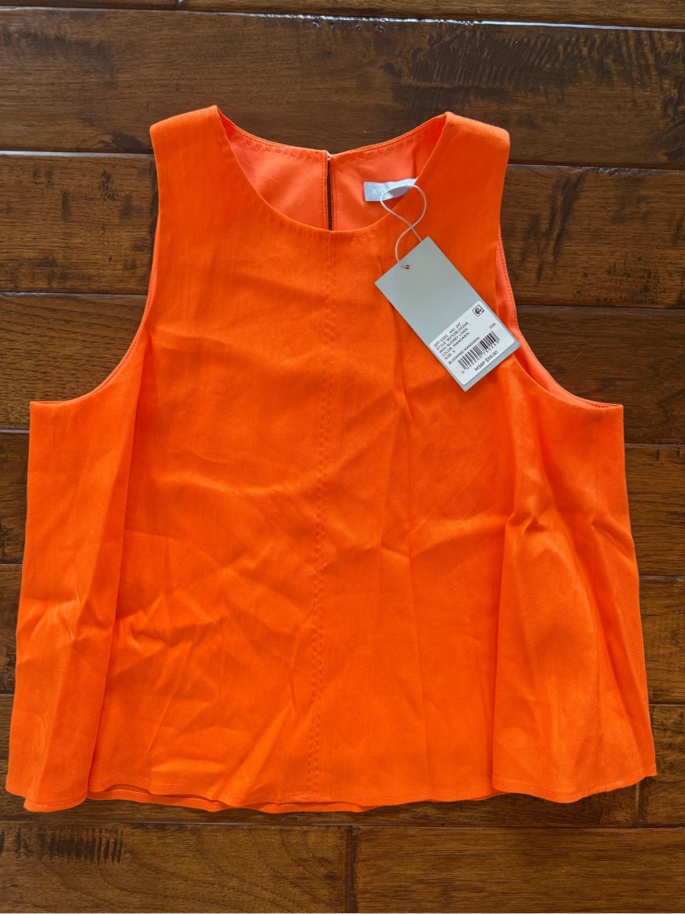 Antonio Melani woven Audrey top in linen. NWT